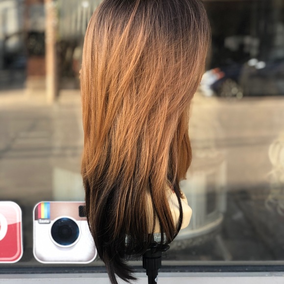 Wig realistic ombré thick wig 6X6 Lacefront 2030 - Picture 2 of 8